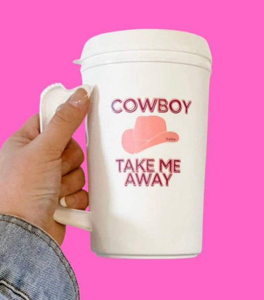 Cowboy Take Me Away tumblr mug