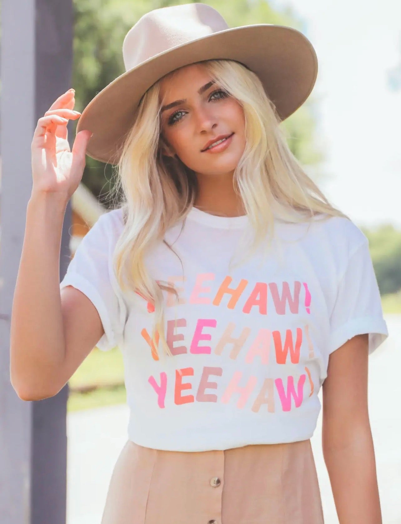 Yeehaw Multicolor Tee