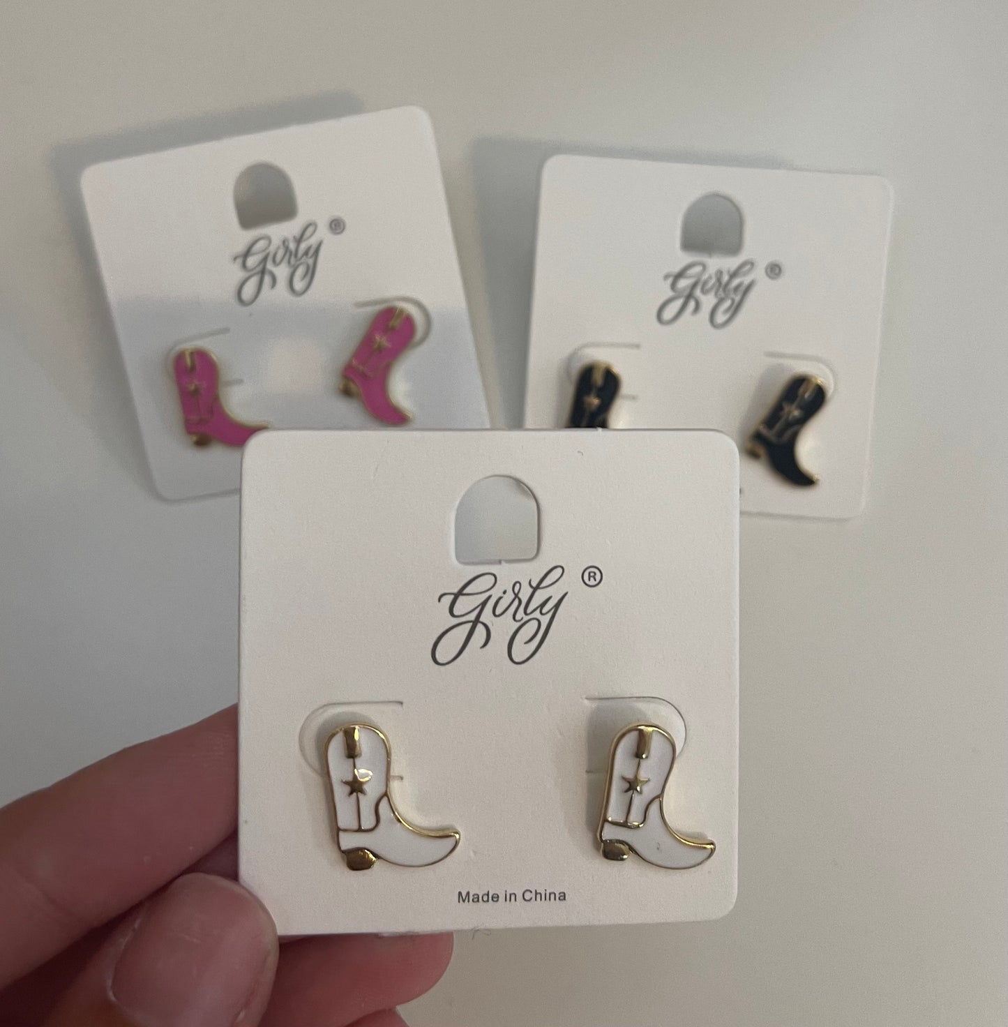 Cowgirl Boot Earrings